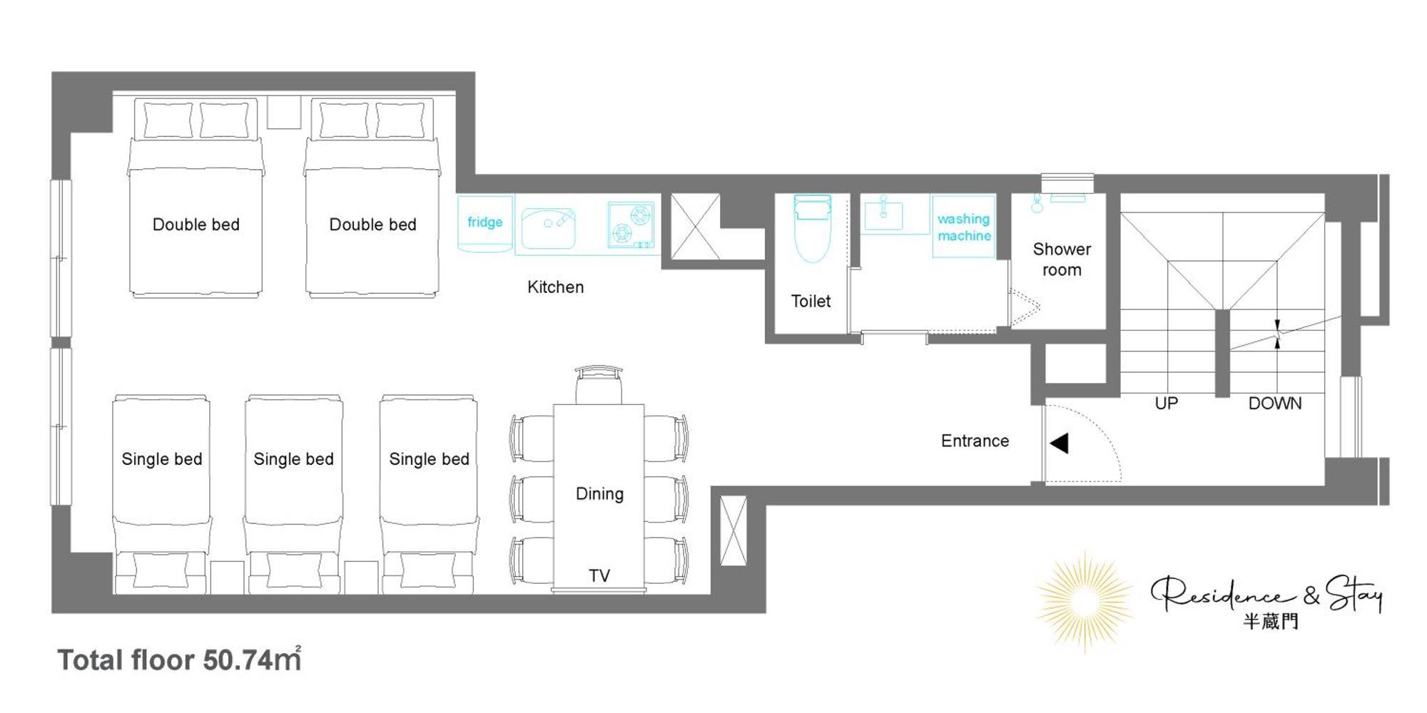 Apartamento Hanzomon - レジデンススティ半蔵門 Tóquio